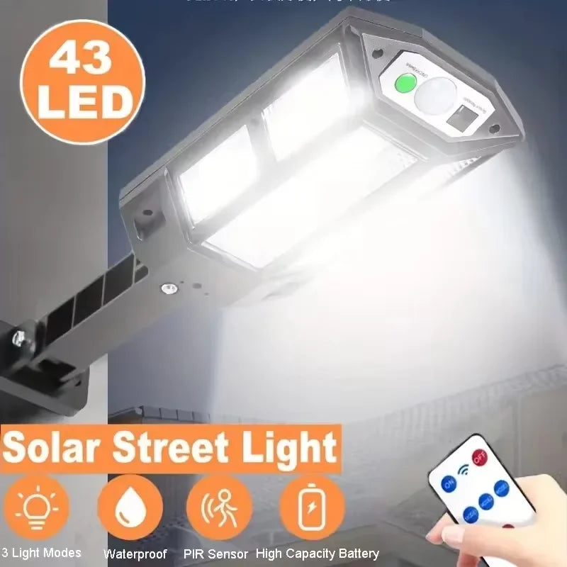 Solar Motion Sensor Light - Outdoor Security Wall Light