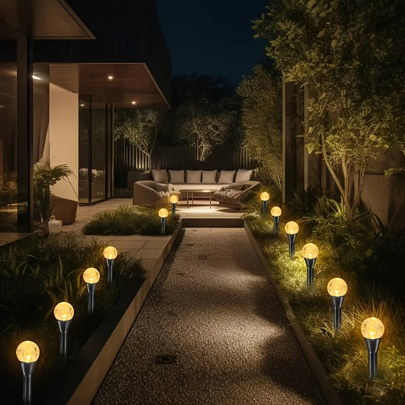 Crystal Bubble Solar Garden Lights - 20 Piece Set
