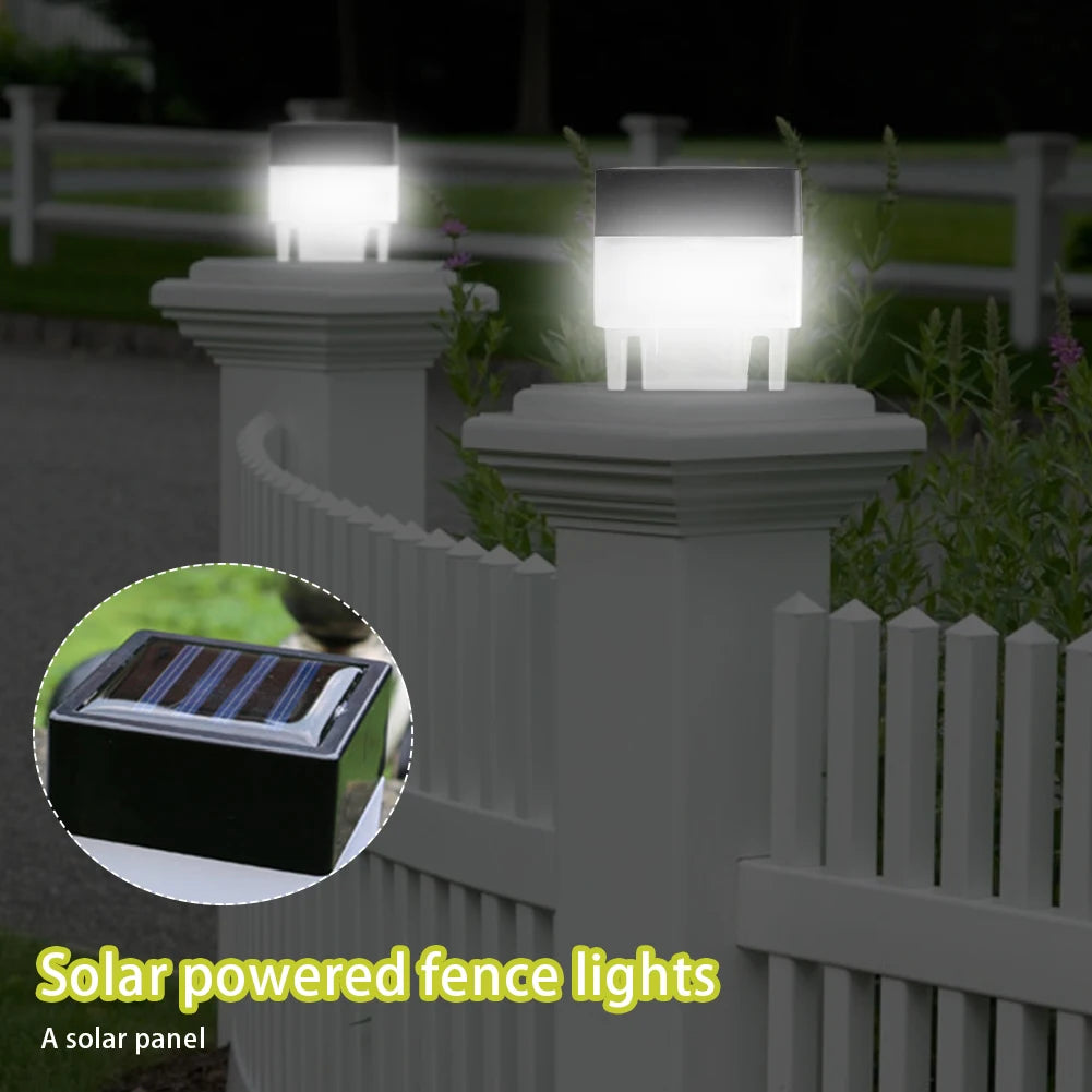 Modern Solar Post Cap Light