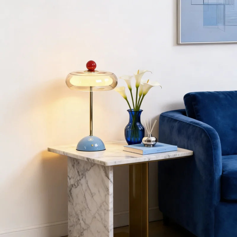Retro Mushroom Cordless Table Lamp