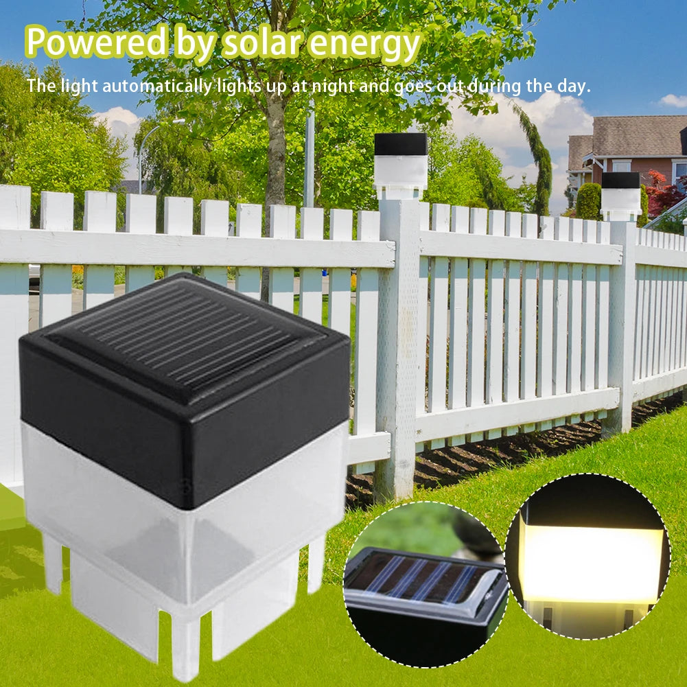 Modern Solar Post Cap Light