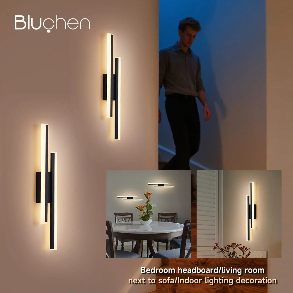 Modern Rechargeable Linear Wall Sconce