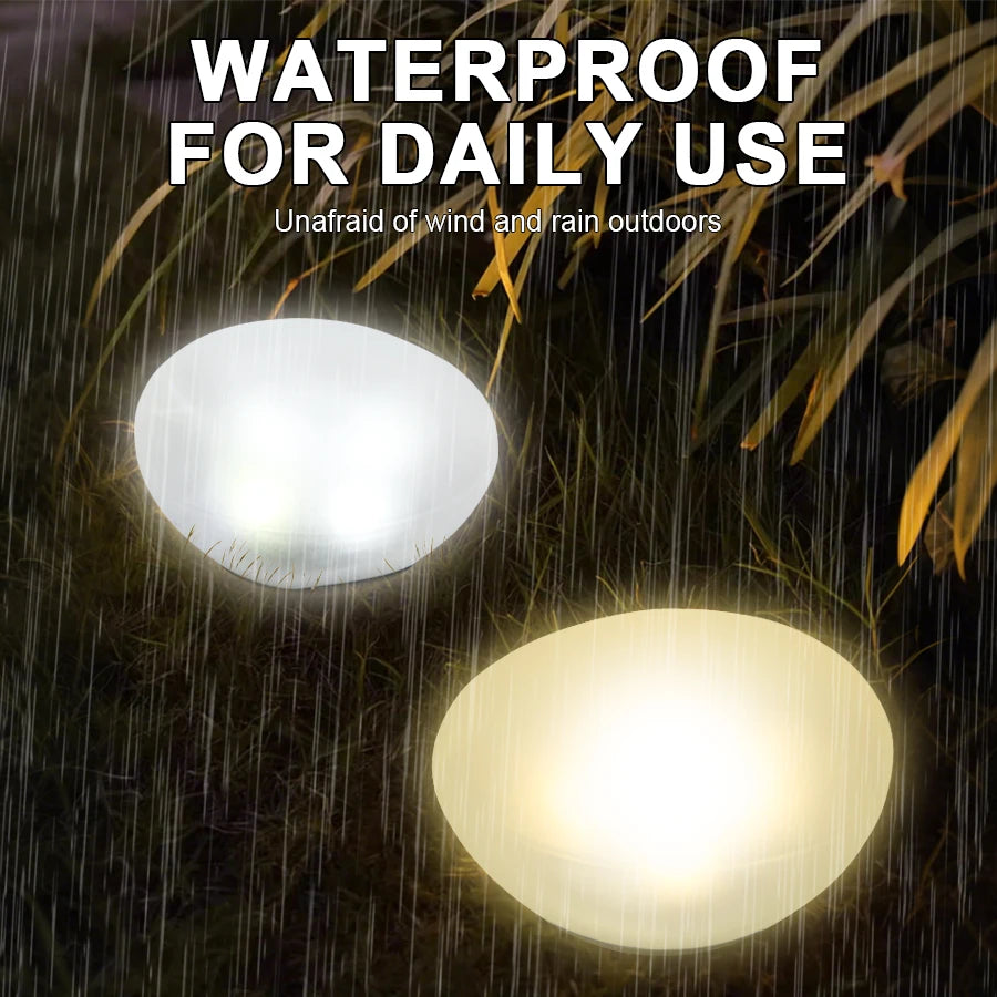 Frosted Glass Solar Garden Light