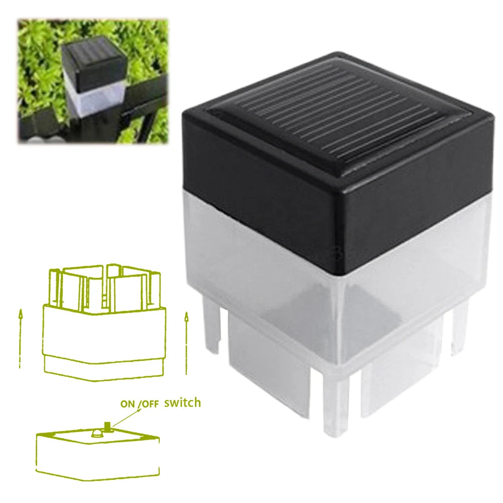 Modern Solar Post Cap Light