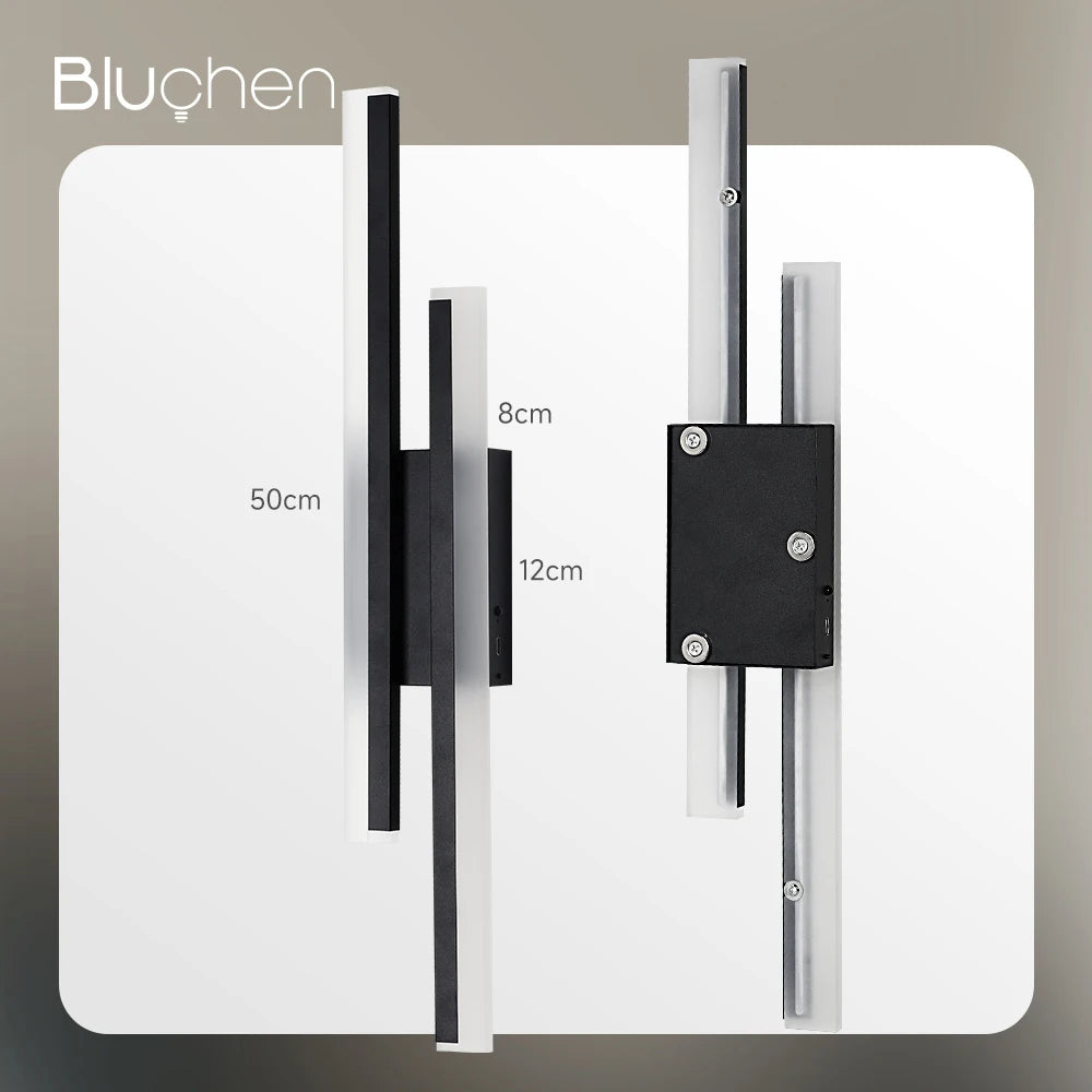 Modern Rechargeable Linear Wall Sconce