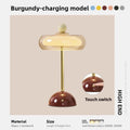 Retro Mushroom Cordless Table Lamp