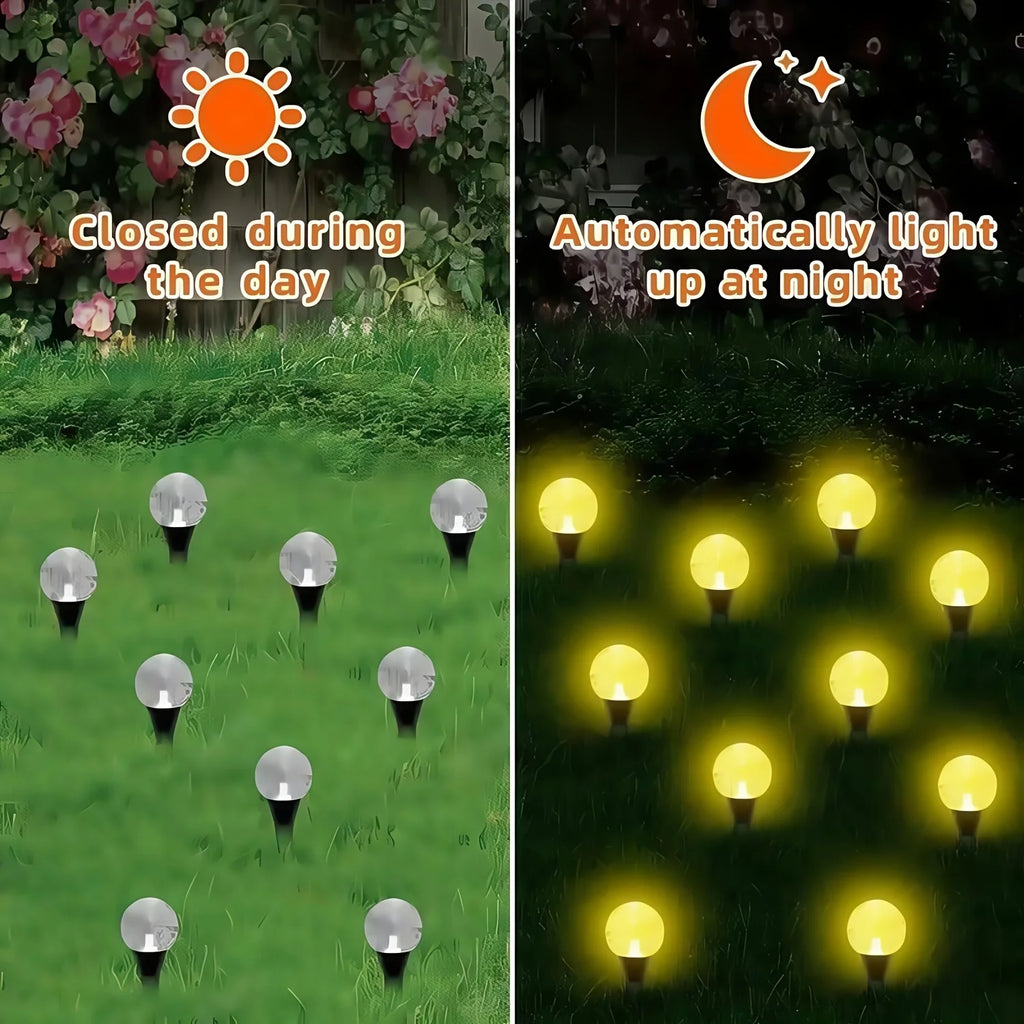 Crystal Bubble Solar Garden Lights - 20 Piece Set