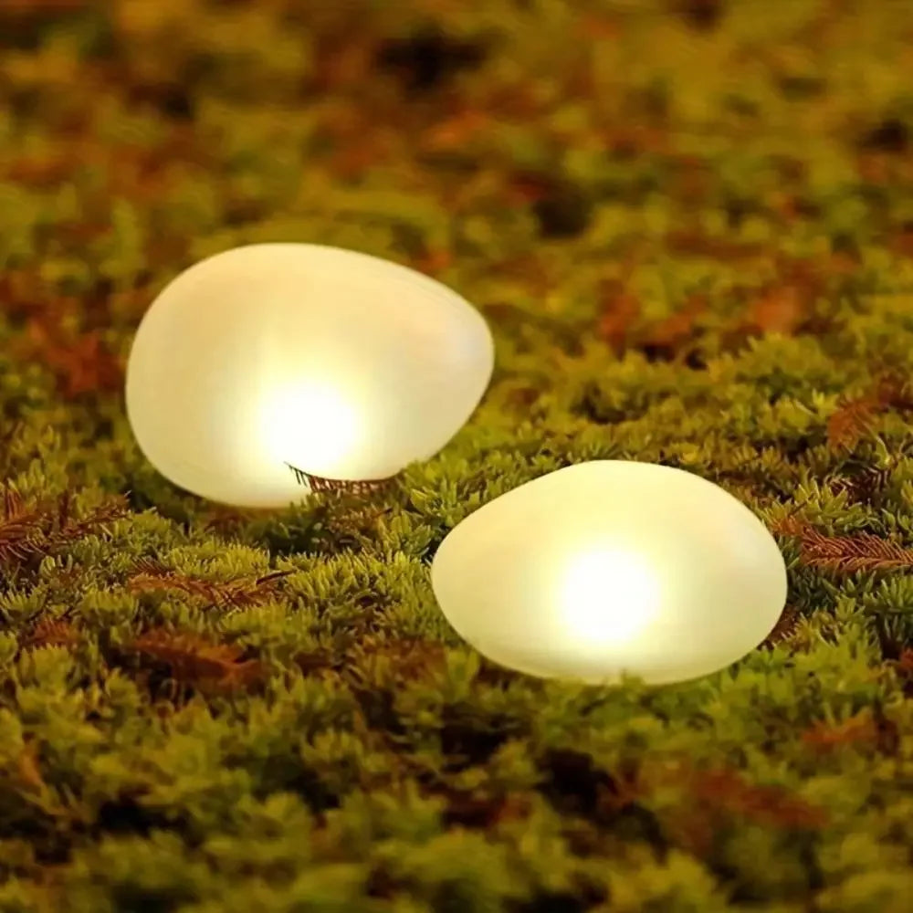 Frosted Glass Solar Garden Light