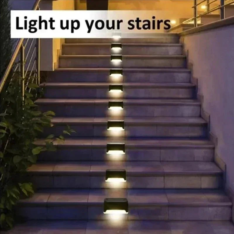 Solar Deck Lights - Waterproof Step and Stair Lights