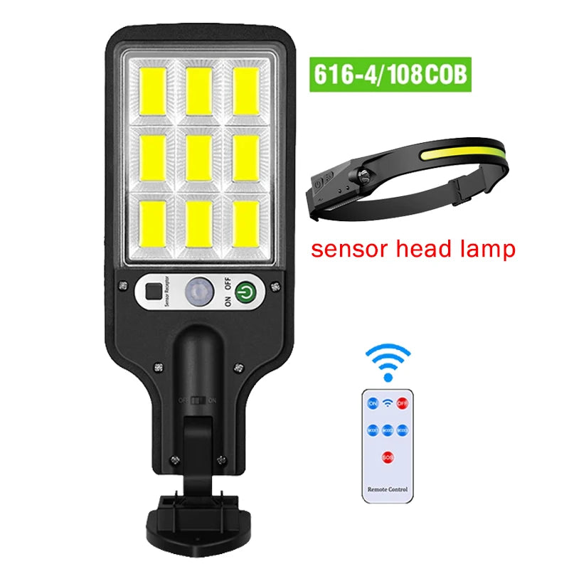 Solar Motion Sensor Light - Outdoor Security Wall Light