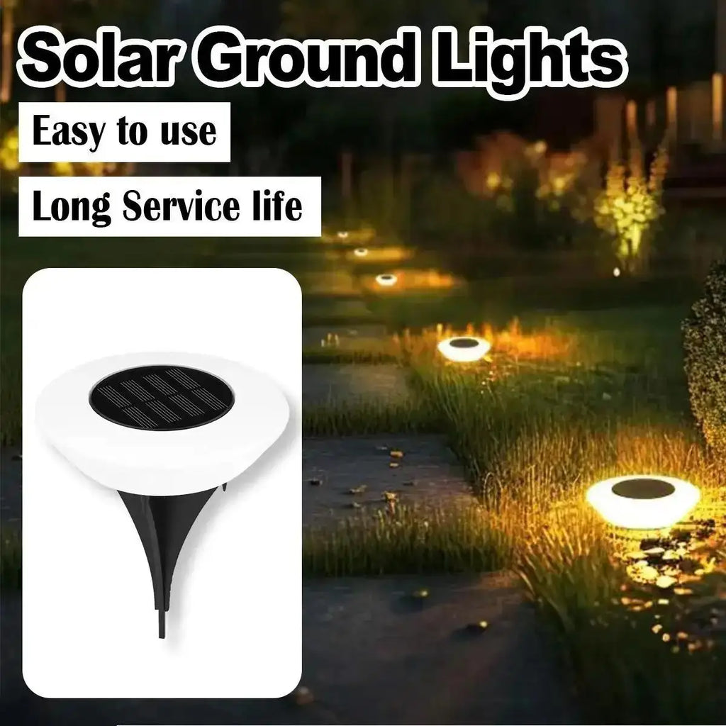 Low-Profile Solar Garden Ground Light