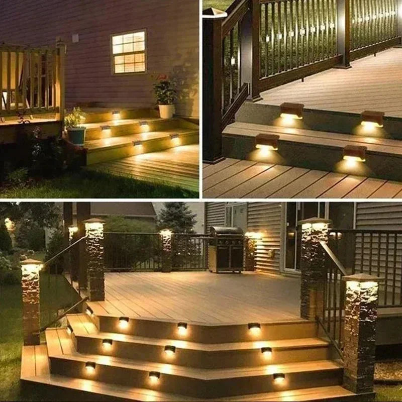 Solar Deck Lights - Waterproof Step and Stair Lights