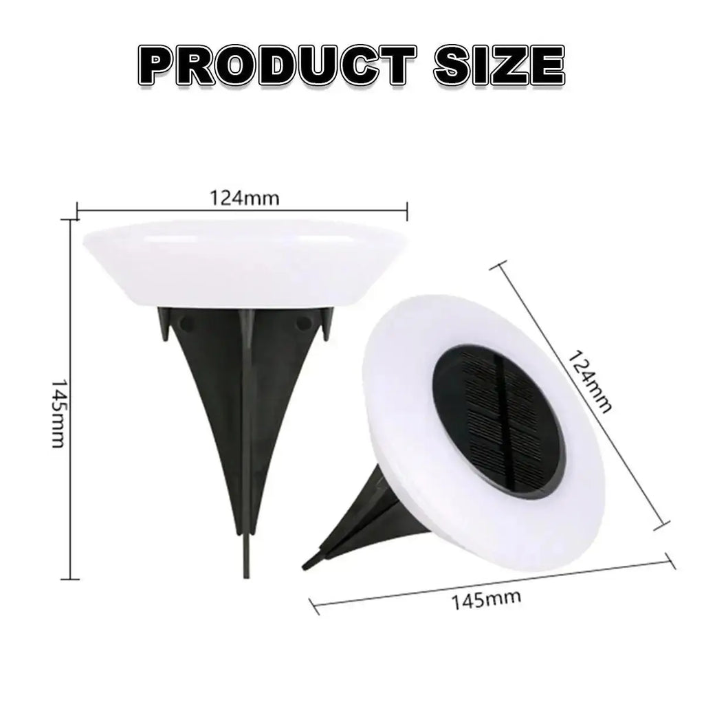 Low-Profile Solar Garden Ground Light