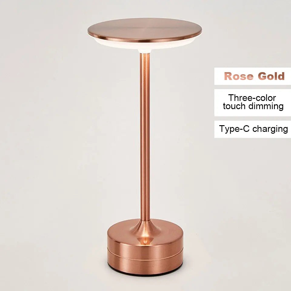 Rechargeable Cordless Table Lamp - Touch Dimmable