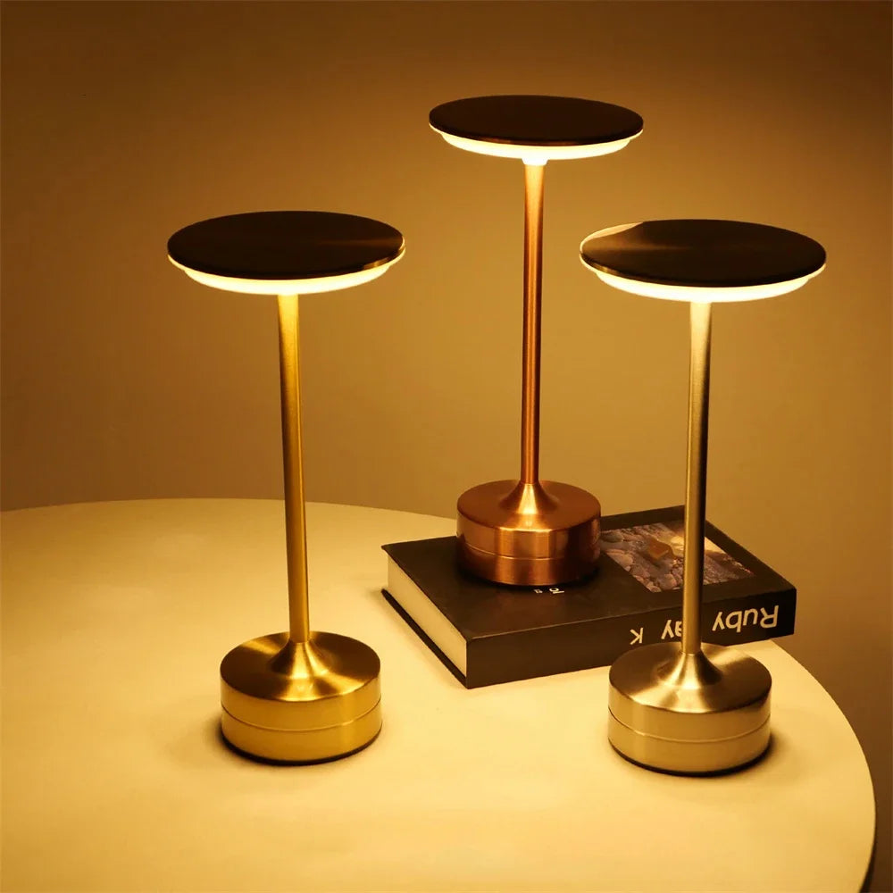 Rechargeable Cordless Table Lamp - Touch Dimmable