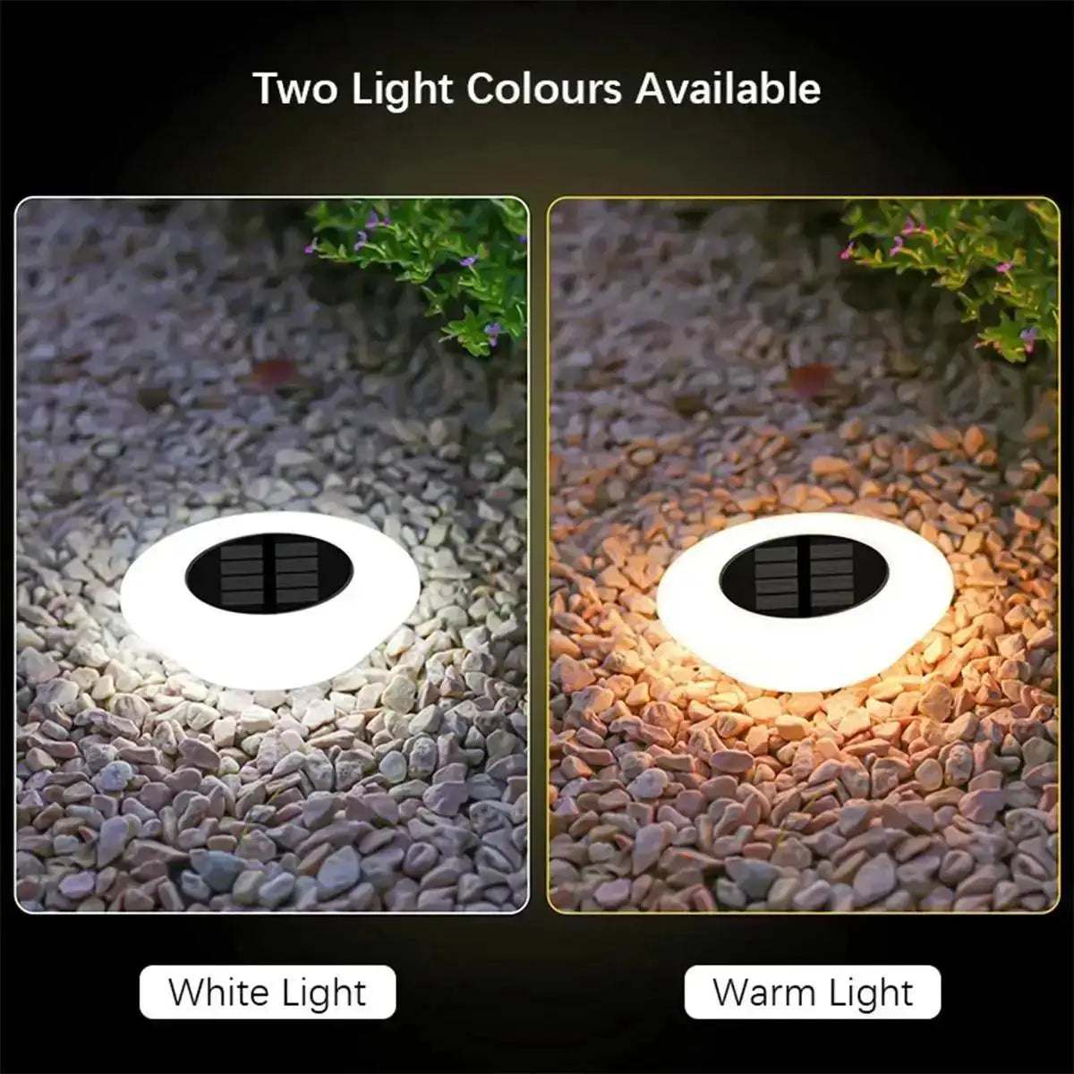 Low-Profile Solar Garden Ground Light