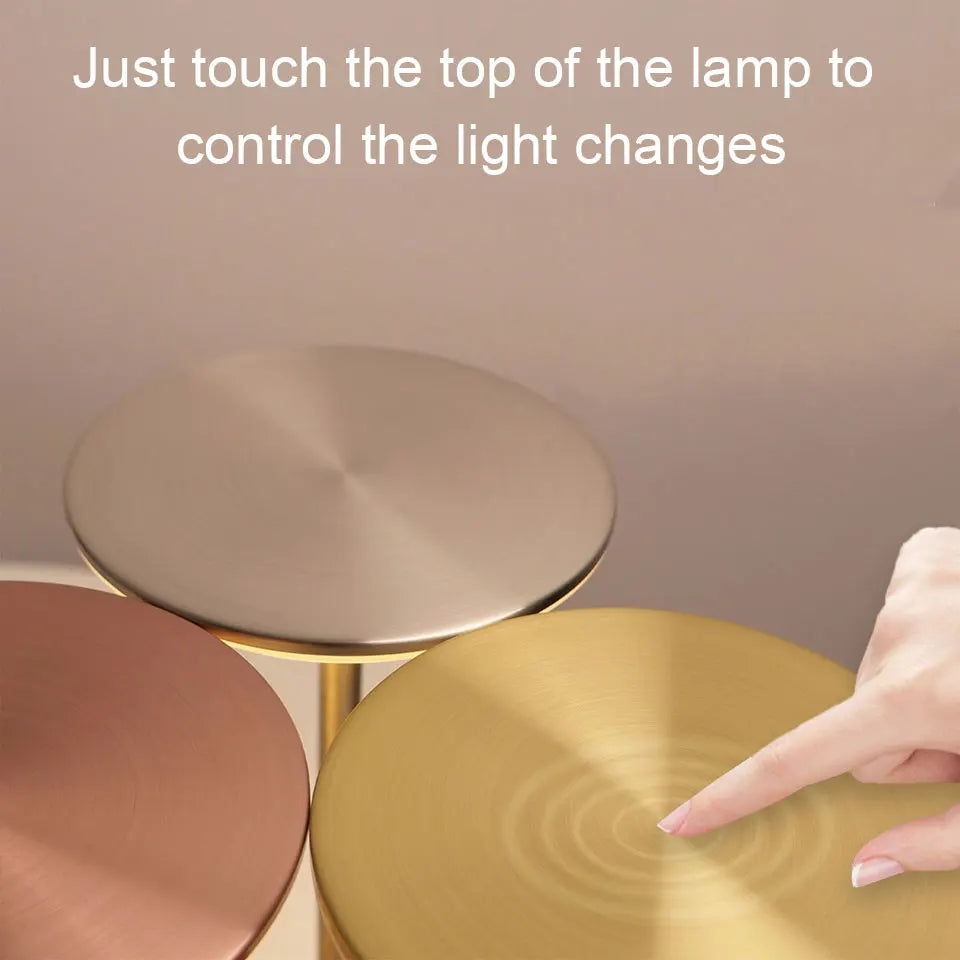 Rechargeable Cordless Table Lamp - Touch Dimmable