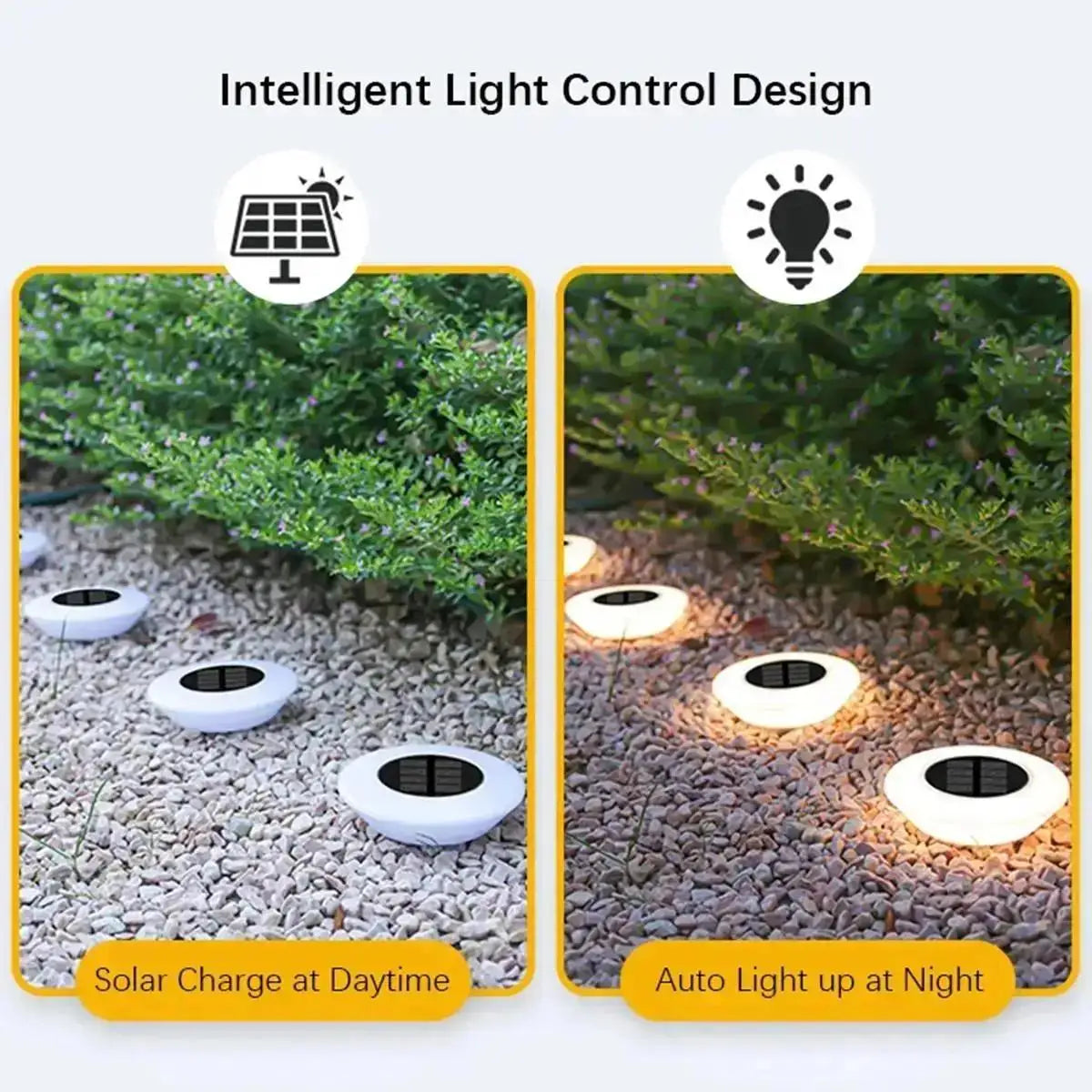 Low-Profile Solar Garden Ground Light