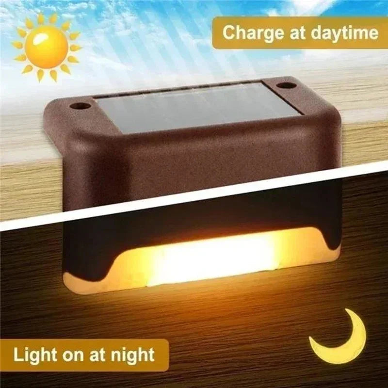 Solar Deck Lights - Waterproof Step and Stair Lights