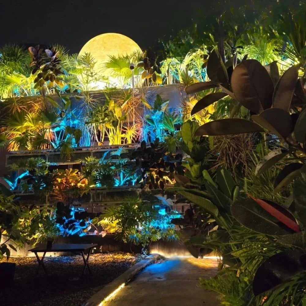 LED Moon Garden Light
